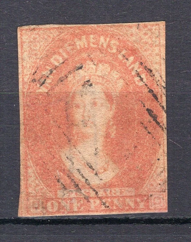 BRITISH TASMANIA, YV # 10 a, USED - Image 1 of 1