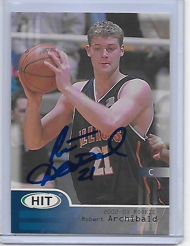 Basketball Card IP auto NBA ROBERT ARCHIBALD rookie SAGE Hit Illinois #18 - Image 1 of 1
