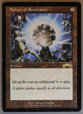 Sphere of Resistance - MTG - Exodus - Magic: The Gathering - Image 1 of 2