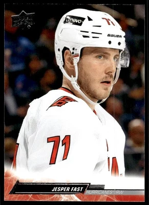 2022-23 Upper Deck Jesper Fast Carolina Hurricanes #34 - Image 1 of 2