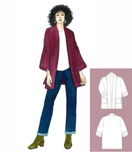 Ikina Two Jacket Pattern - Picture 1 of 1