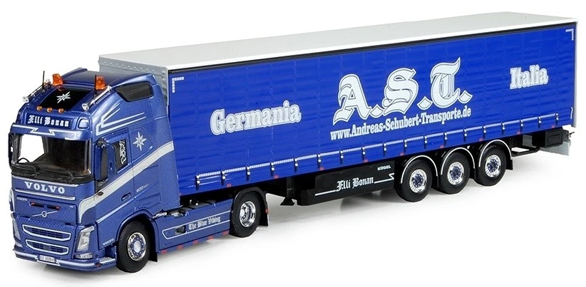Tekno 74764 Volvo FH04 Globetrotter XL Semi-Remorque Schubert Italie F. Bonan