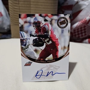 Tarjeta de fútbol americano autografiada de DonTrell Moore 2006 Press Pass de novato  - Imagen 1 de 2