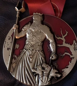 Medalla Yes Fit Hades Cerberus dios griego carrera finalista 36,1 millas - Imagen 1 de 6