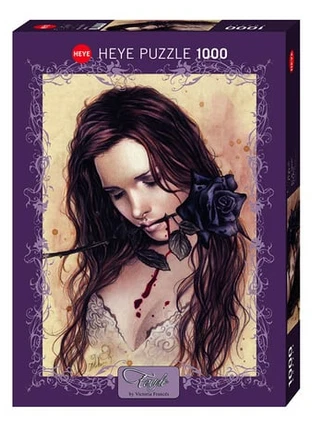 Puzzle Heye : Victoria Francès - La rose noire - 1000 Pièces - Photo 1/1