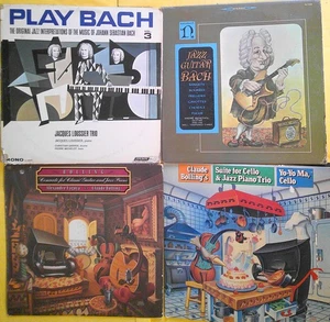 4 LP Lot : Classical jazz - Claude Loussier Trio, Claude Bolling, Alex Lagoya - Picture 1 of 9