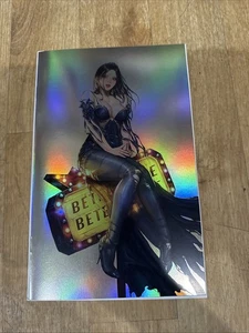 BEETLEJUICE VIRGIN Foil KYUYONG EOM ARTBOOK 1 NYCC 2024 VARIANT Damaged - Picture 1 of 10