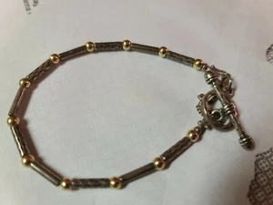 Vintage Sterling und vergoldet mit Knebelverschluss. - Bild 1 von 4