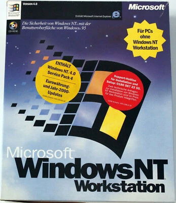 RARITÄT - Microsoft Windows NT Workstation 4.0 - SP4 - Deutsch - 236-01598 - Bild 1 von 4