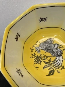 Beyer & Bock Rudolstadt giallo servizio ciotola fagiano 9,5 pollici - Foto 1 di 16