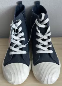 Kids Blue/Shiloh Zipper Lace-Up Sneakers - Cat & Jack 4 - Picture 1 of 19