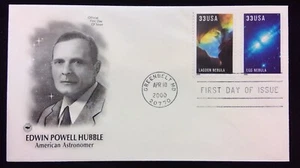 Scott 3386 3387 FDC Lagoon Egg Nebula Hubble Space Telescope Images Series PCS - Picture 1 of 3