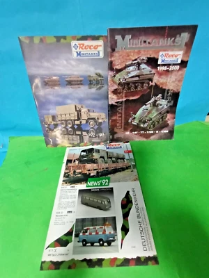 ROCO Minitanks CATALOGO 1992-93 e 1998-2000 scala 1:87 Ho mezzi militari - Immagine 1 di 2