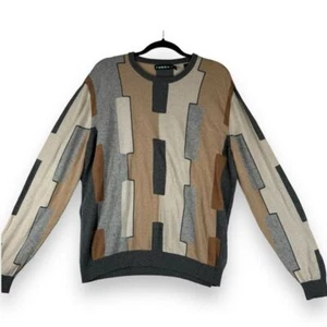 Vintage Tundra Grandpa Sweater Mens Size Large Silk Tencil Cashmere Academia - Picture 1 of 9