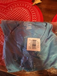 4x Women's (26W/28W) Just My Size Blue V-Neck shirt -New - Picture 1 of 1