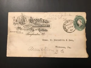 ICOLLECTZONE US Lester & Company Boots Shoes Rubbers NY Cover (E800) - Picture 1 of 3