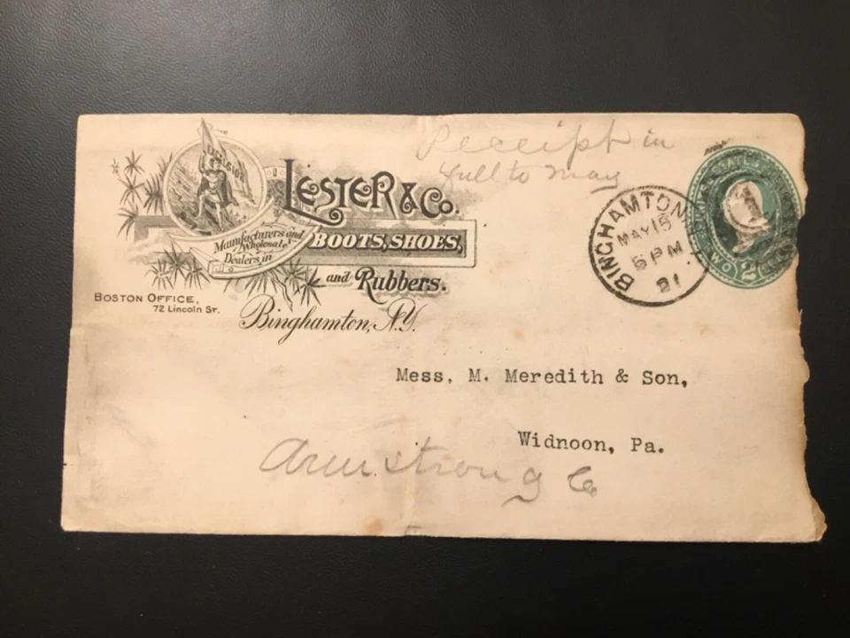 ICOLLECTZONE  US Lester & Company Boots Shoes Rubbers NY Cover (E800) - Image 1 of 3