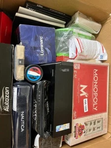 Amazon Wholesale Lot Of 19 Electronics Computer Office Supplies Linen New Items - Picture 1 of 11