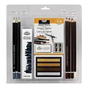 Royal Brush - Clamshell Art Sets Pastel Pencil 17 Pieces* - Picture 1 of 1