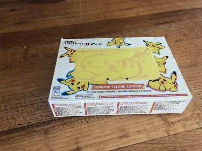 Pickachu Edición Amarilla Nueva Nintendo 3DS XL Totalmente Nueva En Caja Foto 1 de 4