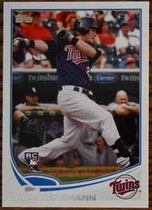2013 Topps #335 Chris Herrmann RC Rookie Minnesota Twins