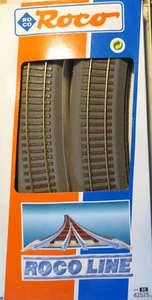 6 X Roco 42525 Curved Track R5 With Bedding Boxed - Picture 1 of 1