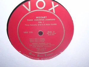 Mozart Piano Concertos Vol 1. Side 1 & 3 VBX 110 - Picture 1 of 2