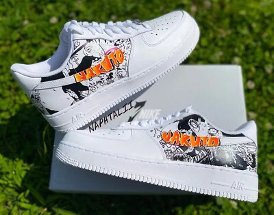 Nike "Naruto Uzamaki" AF1 Personalizadas (CUALQUIER TALLA)(EL ENVÍO ES DE 3-4 SEMANAS) Foto 1 de 4