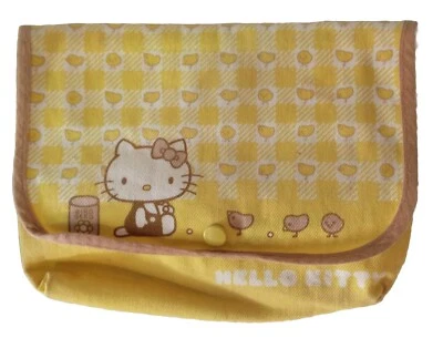 1976 Sanrio Vintage Hello Kitty Purse, Very Good Condition Yellow Cute Farm - Image 1 of 4
