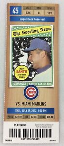 MLB 2012 07/19 Miami Marlins at Chicago Cubs Ticket-Alfonso Soriano HR