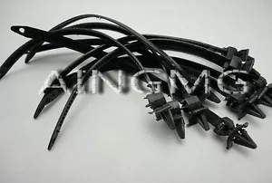 50x 7mm Hole Push Mount Wire Ties Releasable Nylon Cable Strap For Mazda - Picture 1 of 2