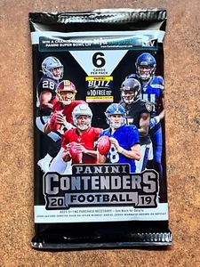 2019 Panini Contenders Football Hobby Pack - New, Sealed - Murray, Metcalf RC? - Picture 1 of 1