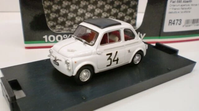Brumm Bm0473 FIAT Abarth 595 N.34 Debutto e Vittoria della 595 Monza'64 F.patria