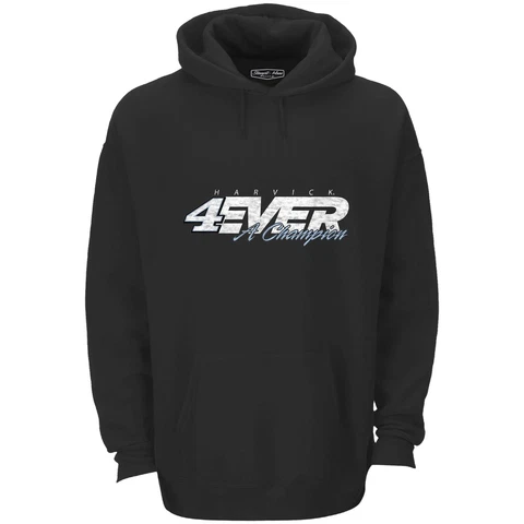 Kevin Harvick 2023 4Ever A Champion Logo Hoodie Black Cover
