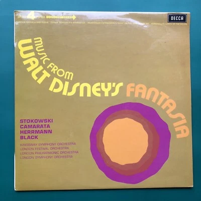 Stokowski WALT DISNEY'S FANTASIA Classical Ballet Soundtrack LP Bernard Herrmann - Image 1 of 4