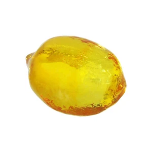 Estatuilla de cristal limón coleccionable vidrio fruta adorno decorativo mesa regalo - Imagen 1 de 5