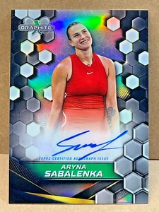 2024 Topps Grafito Tenis Aryna Sabalenka Autógrafo #GS-ASA - Imagen 1 de 2