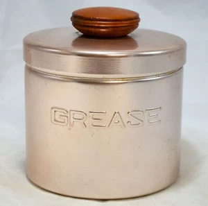 VTG Mirro Grease Aluminum Canister w/Strainer and Lid - Picture 1 of 4