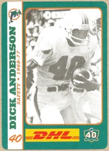 ODDBALL-DHL Dick Anderson DOLPHINS Colorado Buffaloes CU-BUFFS - Imagen 1 de 1