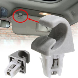 Auto Car Sun Visor Clip Hook Holder Bracket For Toyota Corolla Camry Prius RAV4 - Picture 1 of 12