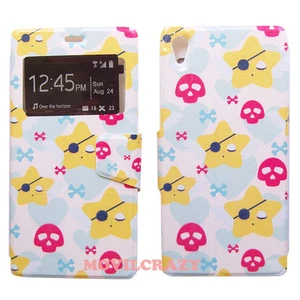 FUNDA LIBRO DIBUJO CON VENTANA CUSTODIA PARA SONY XPERIA Z4 ESTRELLAS - Imagen 1 de 1