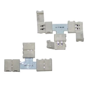 2x LED Clip "T" Verbinder für 8mm LED Streifen 13x5mm - Picture 1 of 1