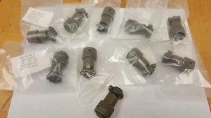 10 NEW ITT CANNNON CONNECTOR PLUG KPT06F10-6P 6 hole military 8027 time nor cal - Picture 1 of 5
