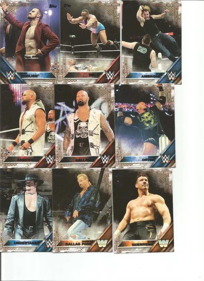 2016 WWE Topps Bronze Pick Your Card Buy 4 or more save 25% - Image 1 of 1