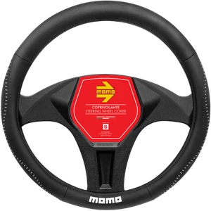 MOMO Street Steering Wheel Cover Black/Grey (M) - Picture 1 of 1