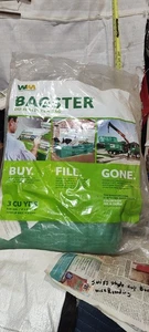 WM Pattumiera Gestione Rifiuti Verde in Sacchetto 8' x 4' x 2' 6" Nuovo 3 Yd³ - Foto 1 di 5