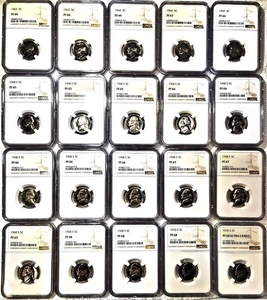 Jefferson Nickel 20-Coin Proof Set - NGC Certified - 1963 to 1978 - Picture 1 of 3