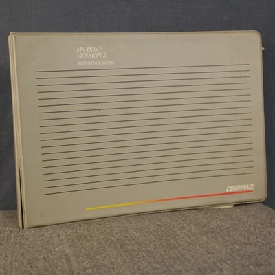 Guía de referencia del sistema operativo de disco Compaq MSDOS 3.3 Foto 1 de 4
