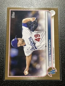 2022 Topps Update Blake Treinen Gold /2022 #US164 Baseball Los Angeles Dodgers - Picture 1 of 2