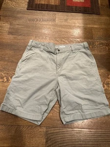 Pantalones Cortos Carhartt Para Hombre 38 Verde Oliva Resistente Flex Ajuste Relajado Lona Trabajo Cintura 36 - Imagen 1 de 9